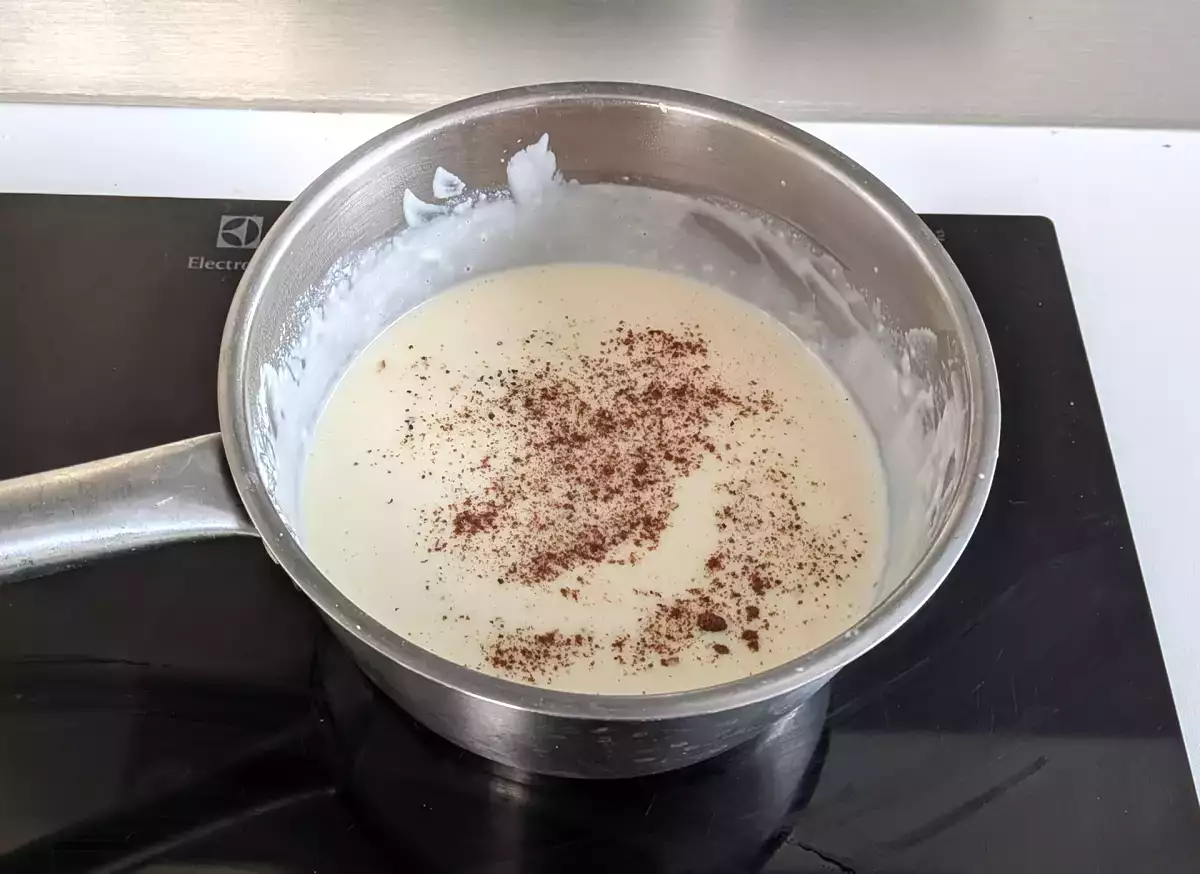 3. A béchamel elkészítése