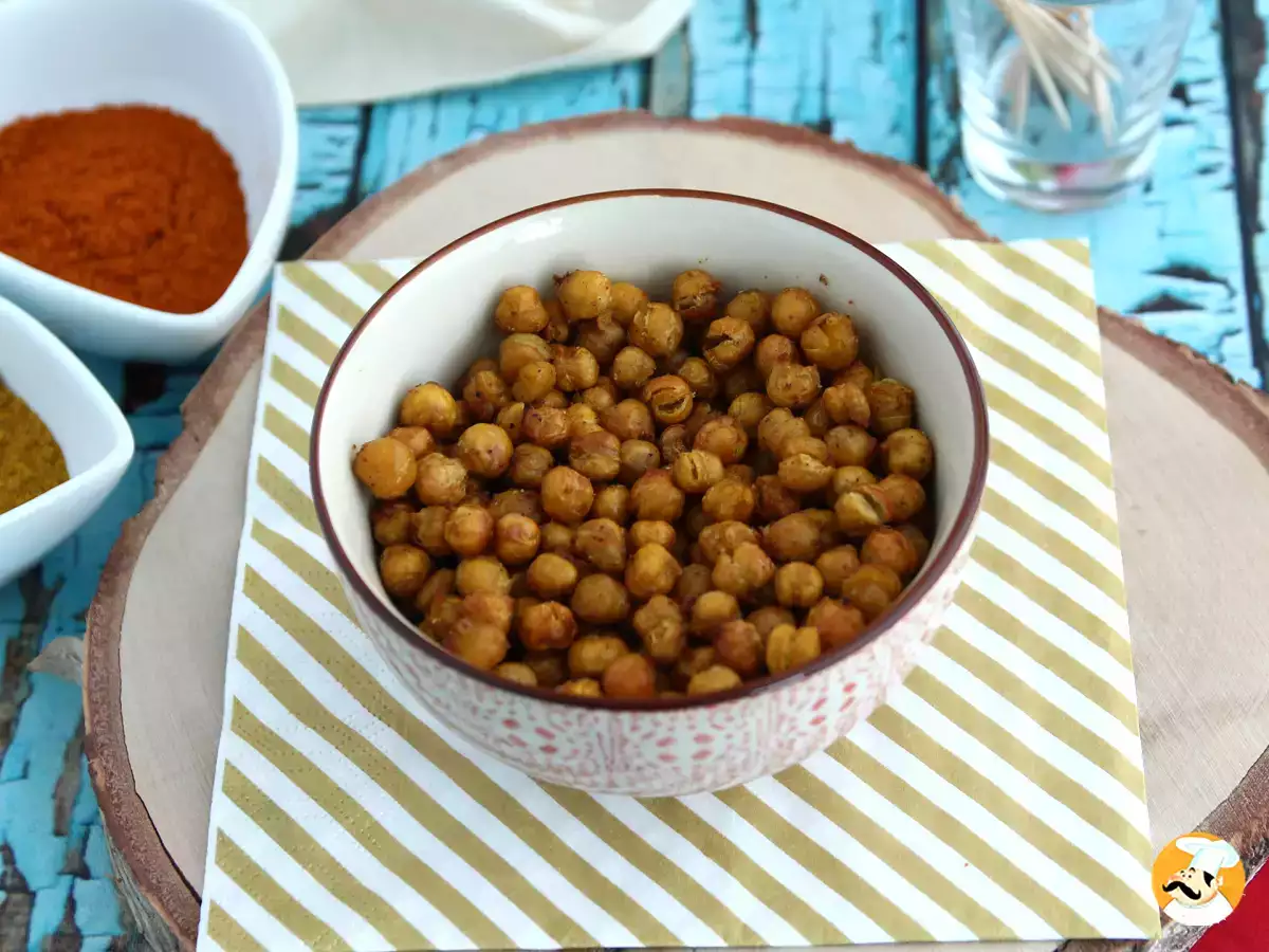 4. Curryvel ízesített csicseriborsó