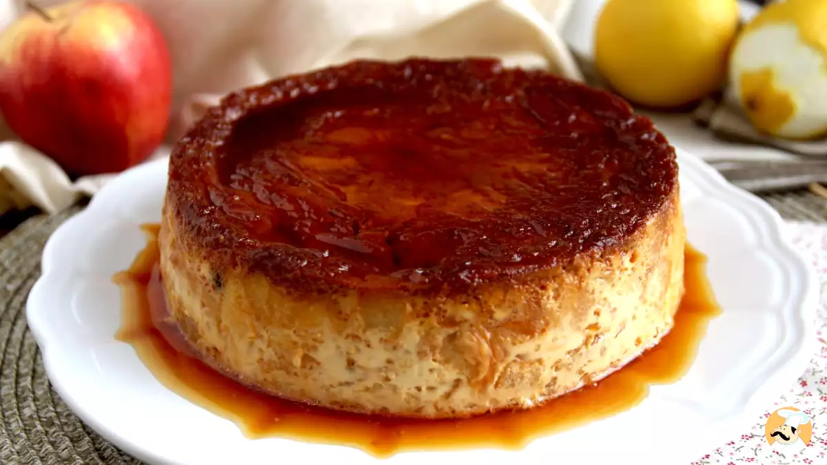 1. Almás-karamellás puding croissantokkal