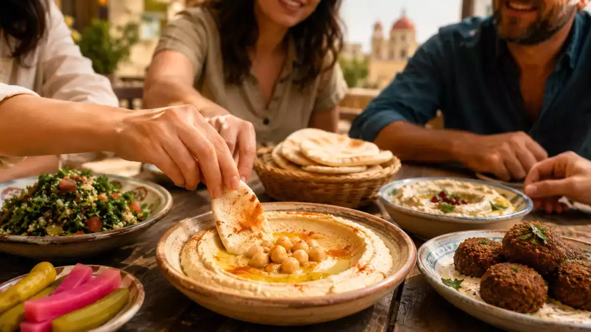 Mezze, libanoni tapas : kis ételek és receptek az ízleléssel való utazáshoz