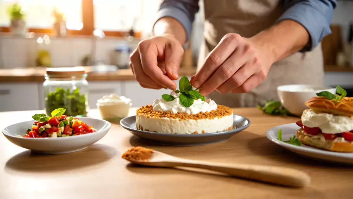 Napi menü, 2026. július 10.: könnyed olasz inspiráció—bruschetta pestóval, lazacos mozzarella panini és mojito sajttorta