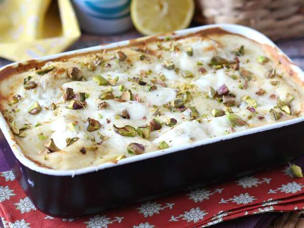 Lasagne di pesce: a krémes recept lazaccal, burratával és pisztáciával, amely forradalmasítja a vasárnapi ebédet