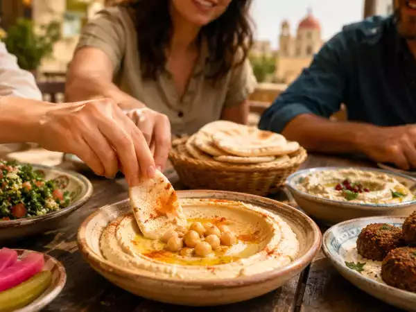 Mezze, libanoni tapas : kis ételek és receptek az ízleléssel való utazáshoz