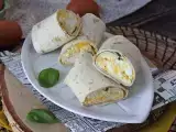 Recept Puha és szuper fehérjével dúsított tojás és feta wrap