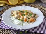 Recept Ízletes lazacpörkölt