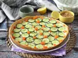 Recept Szuper frissítő nyári torta: ricotta, uborka és füstölt lazac