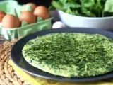 Recept Spenótos omlett, az egyszerű és ízletes vegetáriánus második fogás