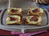 Recept Kis raclette-ízű tatintorta tatin, egyedi adagokban
