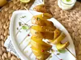 Recept Spirál burgonya egy botra, a bolondbiztos technika gép nélkül