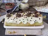 Recept Egyszerű kinder bueno-ízű tekercs, tökéletes születésnapi tortának vagy karácsonyi farönknek!