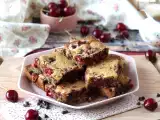 Recept Blondie cseresznye és csokoládé, a tökéletes ropogós és fondant torta
