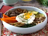 Recept Bibimbap, a hagyományos koreai étel