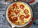 Recept Vegetáriánus paradicsomos-feta quiche, tökéletes piknikre!