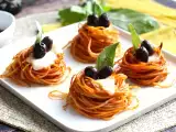 Recept Kemencében sült tésztafészkek, ízletes és könnyen elkészíthető első fogás