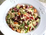Recept Kuszkusz saláta egyszerű, egészséges és színes előételnek!