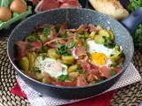 Recept Huevos rotos, a szuperegyszerű spanyol recept burgonya és tojás alapján