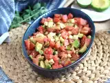 Recept Görögdinnye, feta, avokádó és uborka saláta: extra friss!