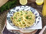 Recept Tészta citrommal - pasta al limone (a jövő kedvence!)