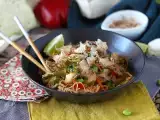 Recept Yakisoba, kevergetve sült tészta zöldségekkel
