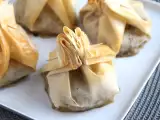 Recept Extra ropogós gomba, brie sajt és körte aumônières