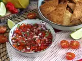 Recept Pico de gallo és házi készítésű tortilla chipsek