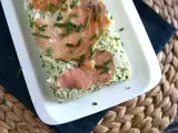 Recept Cukkini és füstölt lazac terrine