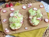 Recept Uborka és retek krémsajtos szendvicsek