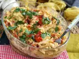 Recept Tagliatelle feta cseresznyeparadicsom - sült feta tészta