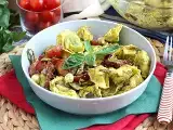 Recept Tortellini és pesto saláta