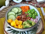 Recept Poké tál lazaccal