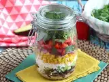 Recept Mexikói saláta üvegek