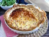 Recept Zsírszegény sonkás, sajtos, joghurtos quiche!