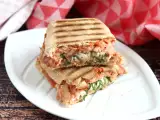 Recept Lazac, mozzarella és kapros panini