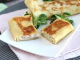 Recept Palacsinta béchamel mártással, sajttal és sonkával töltve