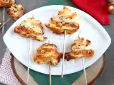 Recept Leveles tészta fenyőfák kétféle lazaccal