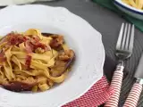 Recept Tészta fügével és pancettával