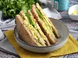 Recept Csirke curry club szendvics