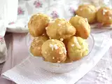 Recept Chouquettes, choux gyöngyözött cukorral