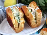 Recept Garnélarákos briós szendvics (garnélarákos tekercs)