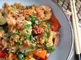 Recept Zöldséges wok garnélarákkal
