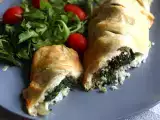 Recept Hal leveles tésztában spenóttal
