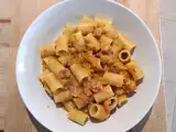 Recept Tészta sütőtökkel és szalonnával