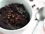 Recept Csokoládé és mogyoróvajas bögretorta a mikrohullámú sütőben 1 perc alatt.
