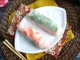 Recept Tavaszi tekercsek - csirkés garnélarák