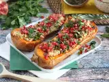 Recept Butternut töltött quinoával és gránátalmával