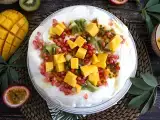Recept Egyszerű egzotikus gyümölcsös pavlova