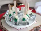 Recept Forró csokoládé nyalókák: étcsokoládé + carambar