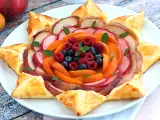 Recept Gyümölcsös csillagtorta