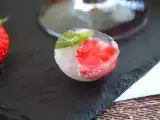 Recept Jég piros gyümölcsökkel