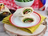 Recept Sonkás és cheddaros spenótos wrapek